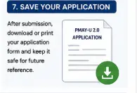 PMAY U 2 save your application before submission