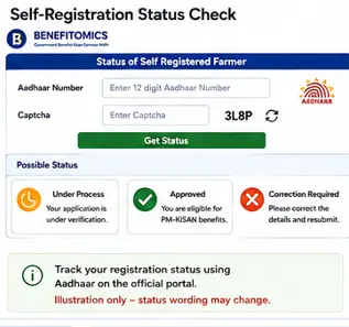 PM-KISAN Know Your Status process for checking payment details