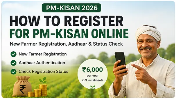 PM-KISAN registration online 2026 guide for new farmer registration