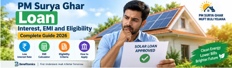 PM Surya Ghar loan 2026 interest rate EMI and eligibility guide
