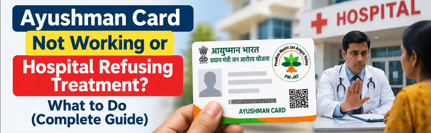 Ayushman Card Not Working or Hospital Refusing Treatment: What to Do