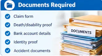 documents required for pmsby policy
