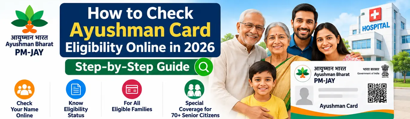 How to Check Ayushman Card Eligibility Online in 2026 through the official PM-JAY beneficiary portal